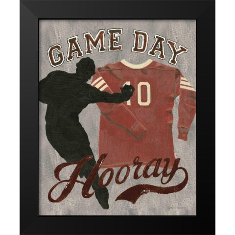 Game Day I Black Modern Wood Framed Art Print by Fabiano, Marco