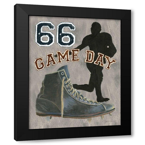 Game Day II Black Modern Wood Framed Art Print with Double Matting by Fabiano, Marco