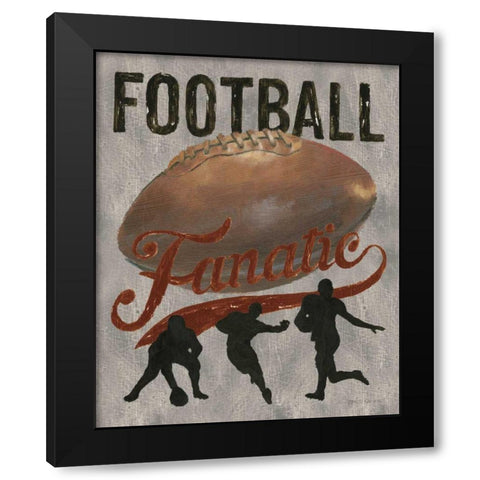 Game Day V Black Modern Wood Framed Art Print with Double Matting by Fabiano, Marco