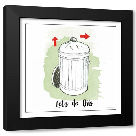 Home Improvement III with Color Script Black Modern Wood Framed Art Print by Sullivan, Myles