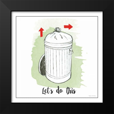 Home Improvement III with Color Script Black Modern Wood Framed Art Print by Sullivan, Myles