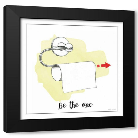 Home Improvement IV with Color Script Black Modern Wood Framed Art Print with Double Matting by Sullivan, Myles