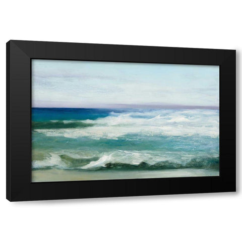Azure Ocean Black Modern Wood Framed Art Print by Purinton, Julia