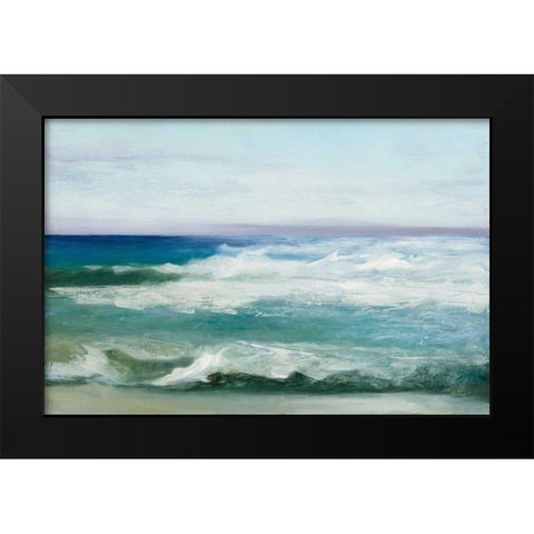 Azure Ocean Black Modern Wood Framed Art Print by Purinton, Julia