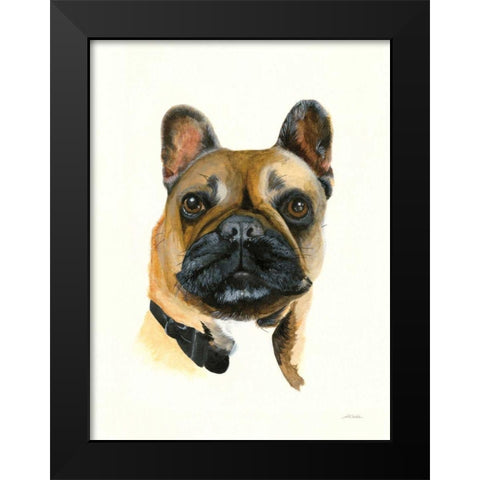 Gidget Black Modern Wood Framed Art Print by Ducklow, Patsy