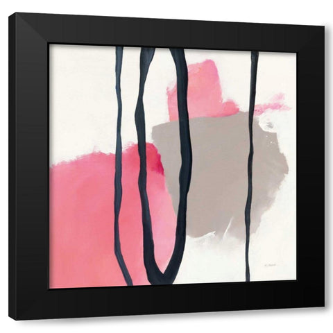 Somersault I Black Modern Wood Framed Art Print by Schick, Mike