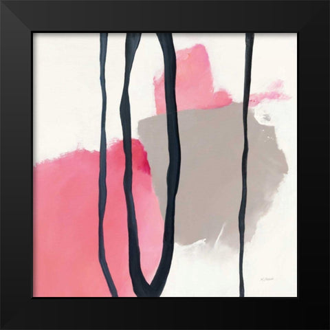 Somersault I Black Modern Wood Framed Art Print by Schick, Mike