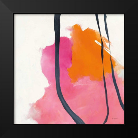 Somersault II Black Modern Wood Framed Art Print by Schick, Mike