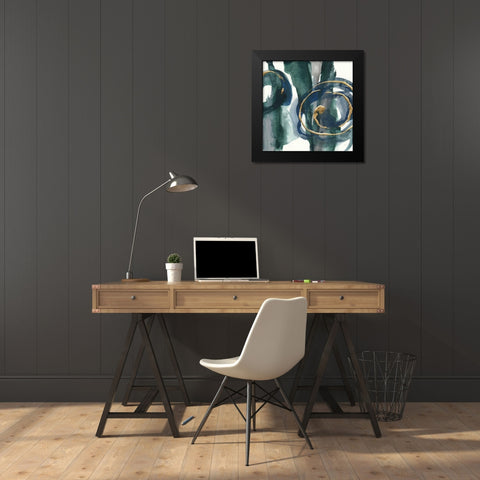 Jasper III Black Modern Wood Framed Art Print by Paschke, Chris
