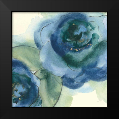 Wannabe Poppies II Black Modern Wood Framed Art Print by Paschke, Chris