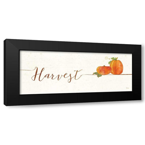 Underlined Fall I Black Modern Wood Framed Art Print by Charron, Veronique