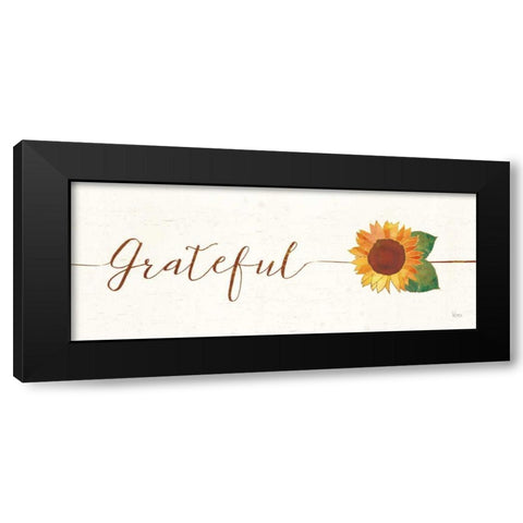 Underlined Fall IV Black Modern Wood Framed Art Print by Charron, Veronique