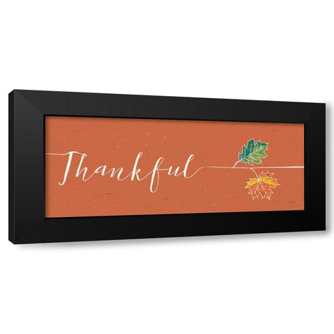 Underlined Fall III Color Black Modern Wood Framed Art Print by Charron, Veronique