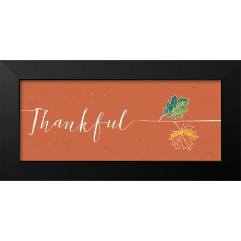 Underlined Fall III Color Black Modern Wood Framed Art Print by Charron, Veronique