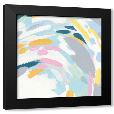 Laughter II Black Modern Wood Framed Art Print by Hershey, Moira