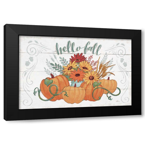 Fall Fun I Black Modern Wood Framed Art Print by Penner, Janelle