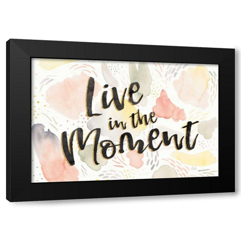 Meadow Breeze VI Black Modern Wood Framed Art Print by Marshall, Laura