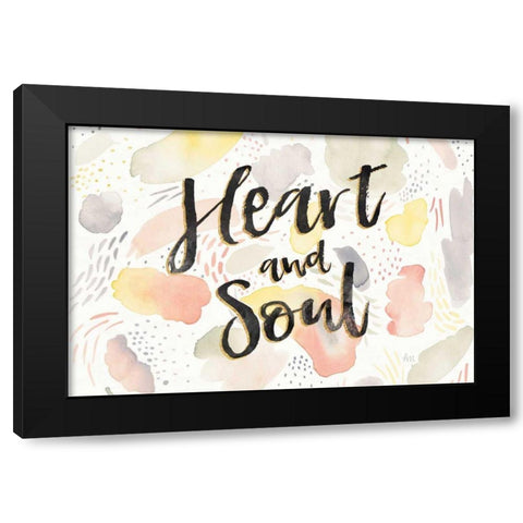 Meadow Breeze VII Black Modern Wood Framed Art Print by Marshall, Laura