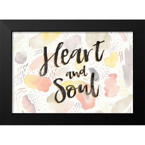 Meadow Breeze VII Black Modern Wood Framed Art Print by Marshall, Laura