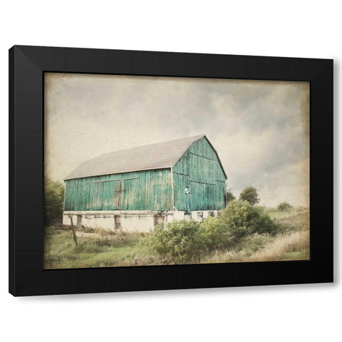 Late Summer Barn I Crop Vintage Black Modern Wood Framed Art Print with Double Matting by Urquhart, Elizabeth