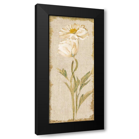 Cosmo Panel on White Vintage v2 Black Modern Wood Framed Art Print with Double Matting by Blum, Cheri