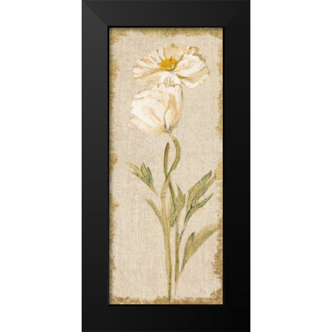 Cosmo Panel on White Vintage v2 Black Modern Wood Framed Art Print by Blum, Cheri