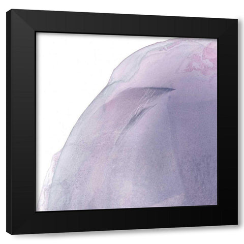 Swish of Magenta I Black Modern Wood Framed Art Print by Rhue, Piper