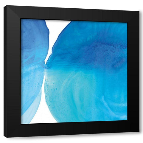 Pools of Turquoise I Black Modern Wood Framed Art Print with Double Matting by Rhue, Piper