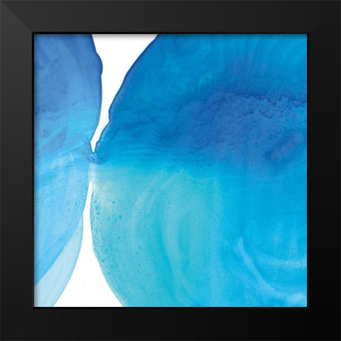 Pools of Turquoise I Black Modern Wood Framed Art Print by Rhue, Piper