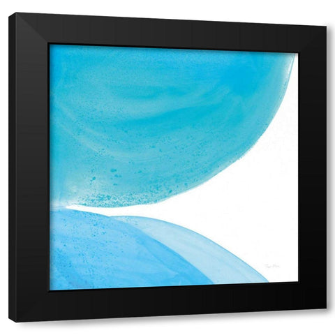 Pools of Turquoise II Black Modern Wood Framed Art Print with Double Matting by Rhue, Piper