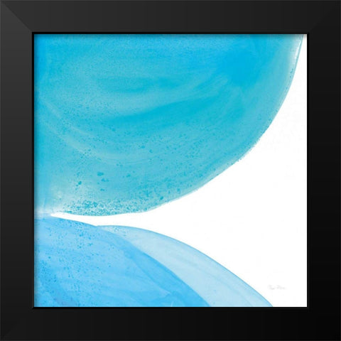 Pools of Turquoise II Black Modern Wood Framed Art Print by Rhue, Piper