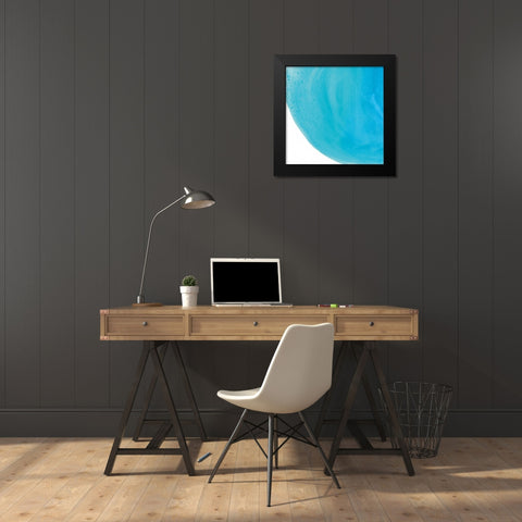 Pools of Turquoise IV Black Modern Wood Framed Art Print by Rhue, Piper