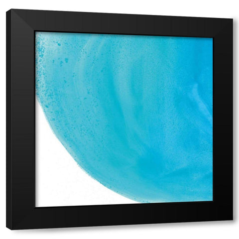 Pools of Turquoise IV Black Modern Wood Framed Art Print with Double Matting by Rhue, Piper
