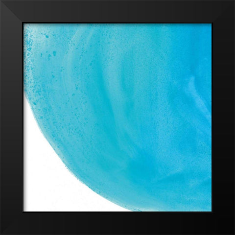 Pools of Turquoise IV Black Modern Wood Framed Art Print by Rhue, Piper