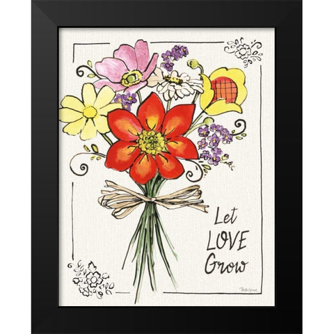Sunny Bouquets I Black Modern Wood Framed Art Print by Grove, Beth