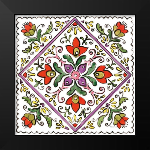 Sunny Bouquets VII Black Modern Wood Framed Art Print by Grove, Beth