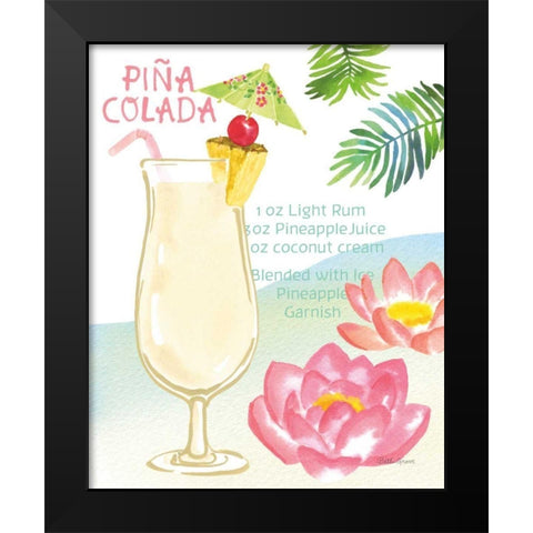 Tropical Getaway II Black Modern Wood Framed Art Print by Grove, Beth