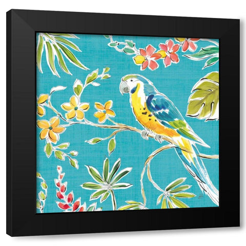 Tropical Oasis IV Black Modern Wood Framed Art Print with Double Matting by Brissonnet, Daphne