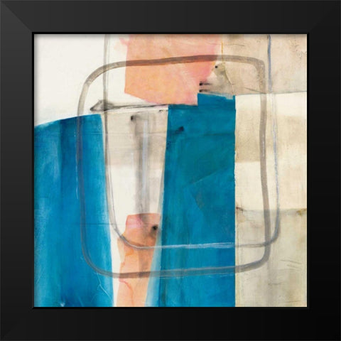 Passage I v2 Black Modern Wood Framed Art Print by Schick, Mike