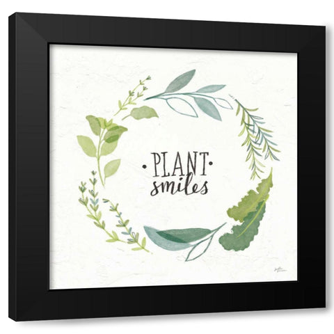 Fine Herbs II Black Modern Wood Framed Art Print with Double Matting by Penner, Janelle