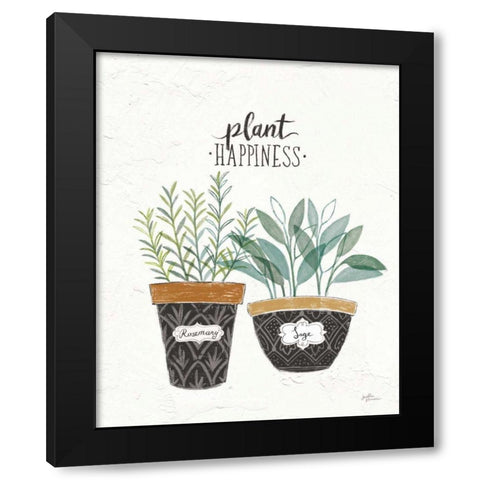 Fine Herbs IV Black Modern Wood Framed Art Print with Double Matting by Penner, Janelle