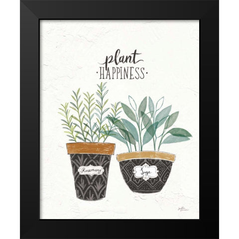 Fine Herbs IV Black Modern Wood Framed Art Print by Penner, Janelle