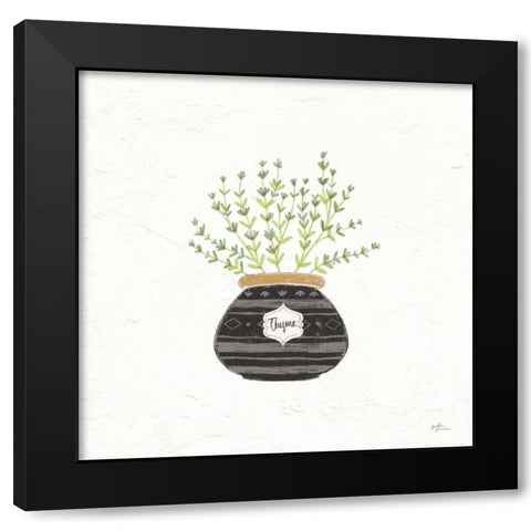 Fine Herbs VI Black Modern Wood Framed Art Print with Double Matting by Penner, Janelle