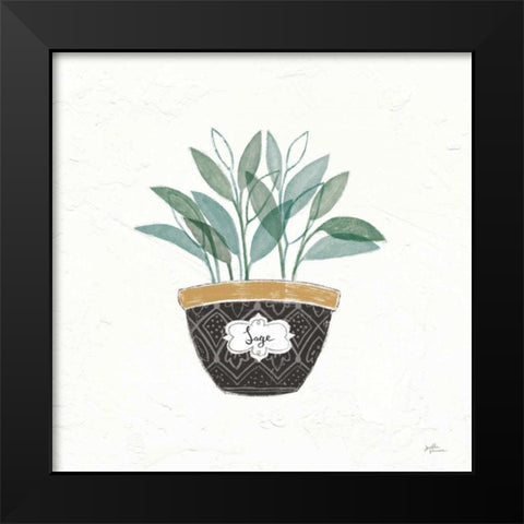 Fine Herbs VII Black Modern Wood Framed Art Print by Penner, Janelle