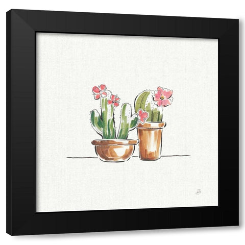 Desert Bloom VI Black Modern Wood Framed Art Print by Brissonnet, Daphne