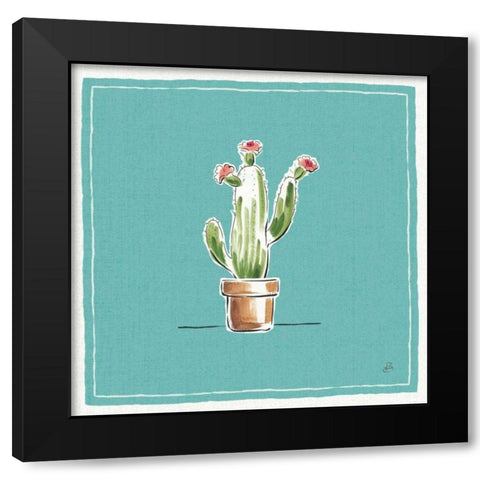 Desert Bloom VIII Black Modern Wood Framed Art Print with Double Matting by Brissonnet, Daphne