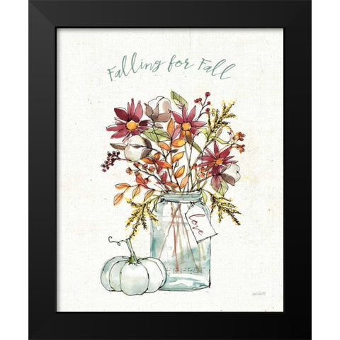 Festive Foliage II Black Modern Wood Framed Art Print by Tavoletti, Anne