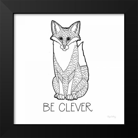 Color the Forest IV Be Clever Black Modern Wood Framed Art Print by DeNeige, Elyse
