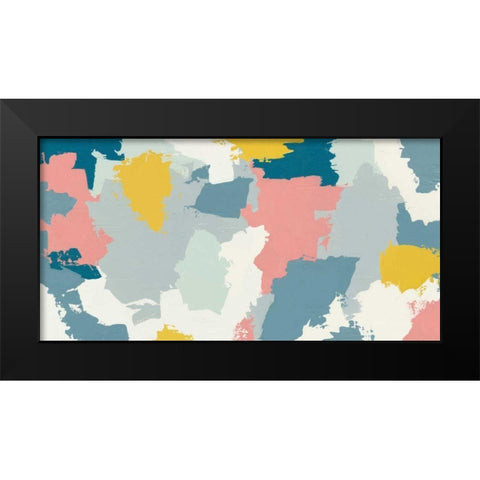 Happy III Black Modern Wood Framed Art Print by Hershey, Moira