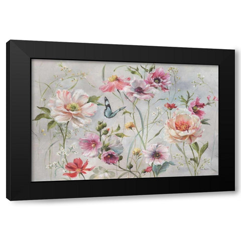 Antique Garden I Black Modern Wood Framed Art Print with Double Matting by Audit, Lisa